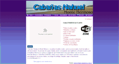 Desktop Screenshot of cabanasnahuel.com.ar