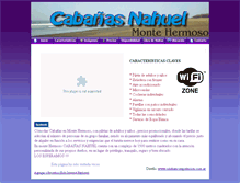 Tablet Screenshot of cabanasnahuel.com.ar